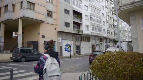 La rúa Rei Don García, donde hasta hace un año y medio se ubicaba el servicio del Rexistro Galego de Identificación de Animais de Compañía (REGIAC) de Lugo