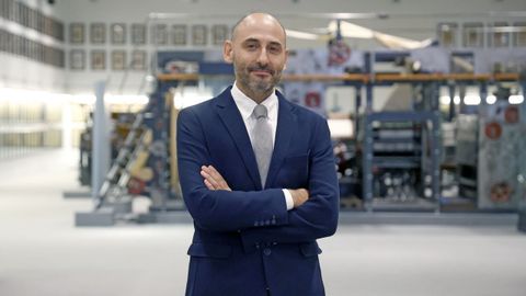 Rub�n Santamarta, director de La Voz de Galicia.