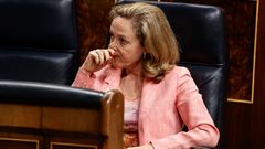 La vicepresidenta econ�mica, este mi�rcoles en el Congreso