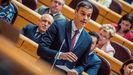 El presidente del Gobierno, Pedro S�nchez, este martes, en el Senado