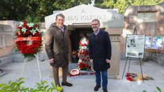 Jos Ramn Gmez Besteiro y ngel Mato en el centenario de Pablo Iglesias