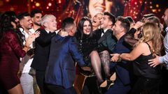 Los concursantes celebran el triunfo de Roc�o Gallardo en �Gran hermano 20�