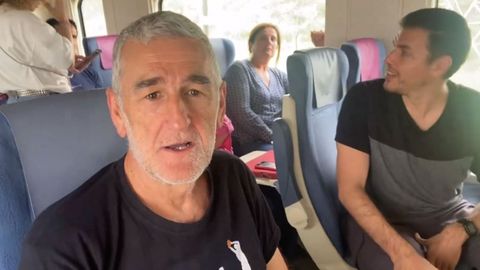 Juanma Iturriaga comparti� con los seguidores del programa �Colgados del aro� la ca�tica situaci�n con toques de humor