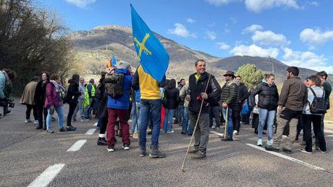 Protesta de los ganaderos asturianos contra Mercosur