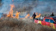 Imagen de archivo de un incendio en O Pereiro de Aguiar