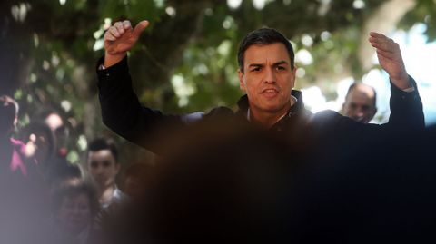En un mitin reciente en Vilagarc�a