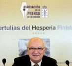 Fontenla, ayer, en la tertulia de la Asociaci�n de la Prensa.