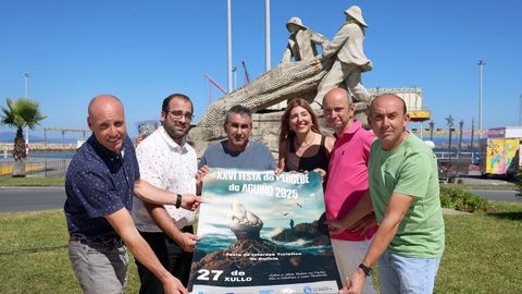 Reiriz, Surez-Puerta, Santamara, Barreiro, Mario y Abraldes, en Aguio.