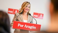 La secretaria general del PSOE de Arag�n, Pilar Alegr�a.