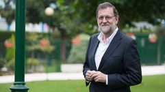 Rajoy en Lugo, ayer. Con el mitin de hoy, habr hecho siete visitas a Galicia en campaa. 