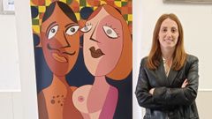 Vanesa Parada, psicloga de la entidad Adicam, formada por mujeres diagnosticadas con cncer de mama o ginecolgico.