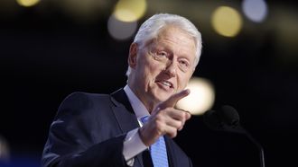 Bill Clinton, el mi&eacute;rcoles en la convenci&oacute;n dem&oacute;crata.