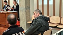 El exgrapo vigu�s Manuel Ba�a, en la audiencia de Vigo