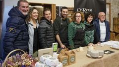 Los productos de la Granxa do Rexo se presentaron en el Mercado da Biosfera de Allariz.