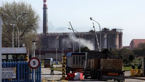 Complejo industrial de Alcoa en San Cibrao