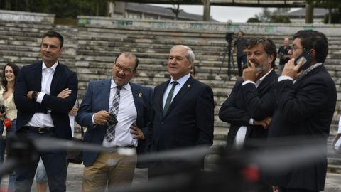 Inauguración de la jaula de drones montada en el campus de Lugo