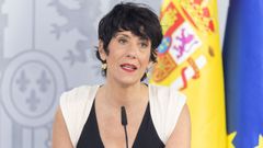 La ministra de Inclusi�n, Seguridad Social y Migraciones y portavoz del Gobierno, Elma Saiz, en una imagen de archivo.