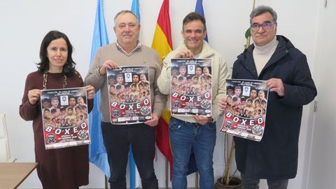 Presentaci�n de la velada de boxeo en A Laracha