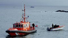 La lancha �agadelos� durante un operativo