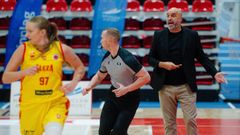 Lino durante el partido del Baxi en Polonia. 