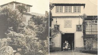 Dos estampas del recordado Pazo de Cal o Pazo da G�ndara