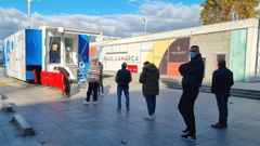 Colas, ayer, para la PCR