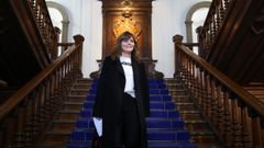 Montse Lama contesta a los medios de comunicaci�n tras comunicar su dimisi�n del Partido Popular