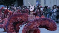 Foz hace gala de su gran desfile de carnaval, con unos 2.100 participantes