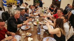 Cena por el 50 aniversario del Puebla en el pazo Torre de Xunqueiras
