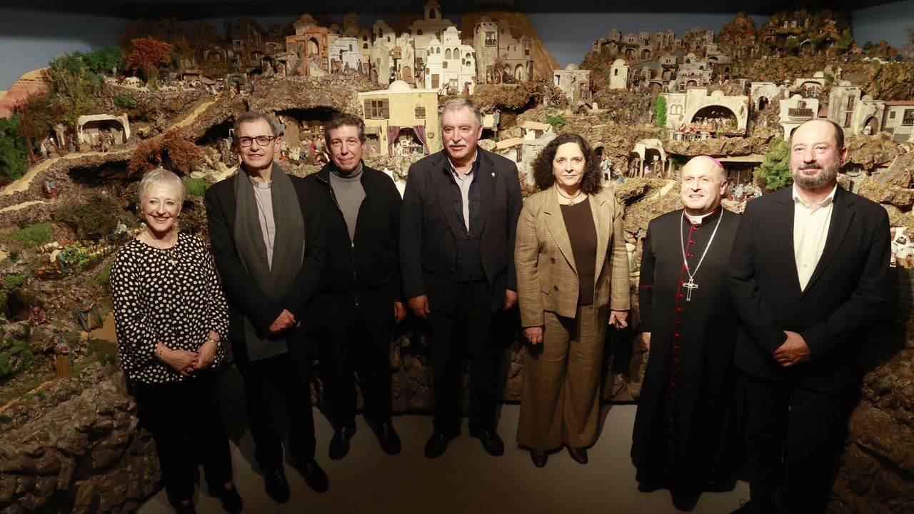 El estreno de un belén de película en Santa Cruz