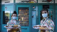 La inauguraci�n cont� con una peque�a degustaci�n de alimentos japoneses