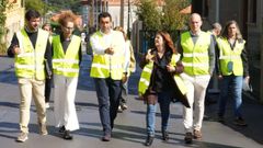 Luis L�pez supervisi� ayer las obras acompa�ado de miembros de la corporaci�n municipal y t�cnicos