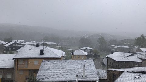 Vista de Lamalonga, en A Veiga.