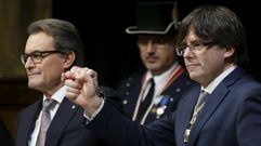 La investidura de Carles Puigdemont, en im�genes