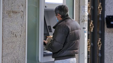 Cajero de una entidad bancaria, en una foto de archivo