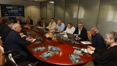 Encuentro empresarial en Burela, ayer mi�rcoles