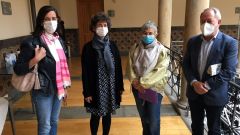 De izquierda a derecha, la viceconsejera de Medio Ambiente y Cambio Clim�tico, Nieves Roque��; la responsable de Pol�tica del �rea de Territorio, Acci�n por el Clima, Movilidad y Espacio P�blico del Ayuntamiento de Vitoria-Gasteiz,  Ana Oregi; la alcaldesa de Gij�n, Ana Gonz�lez, y el concejal de Medio Ambiente de Gij�n, Aurelio Mart�n