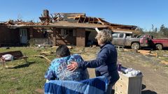 Vctimas de un tornado en Tylertown, Misisipi, el pasado marzo