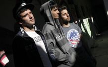 Xulio V�zquez, Iv�n Gago y Jes�s Fern�ndez (de izquierda a derecha) son los integrantes de THCrew. 