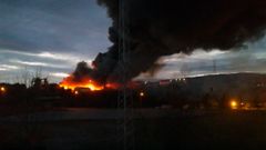 Incendio en San Andr�s de Tacones