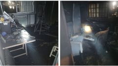 El humo se propag� por toda la planta de la casa, que se encuentra en reformas