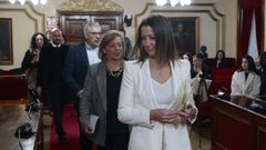 Los �ltimos tres alcaldes de Lugo: Lara M�ndez, Paula Alvarellos y Miguel Fern�ndez