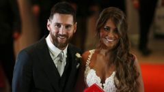 La boda de Messi y Antonella Rocuzzo, en im�genes