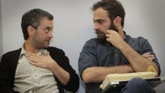 Xulio Ferreiro con su asesor Iago Mart�nez 