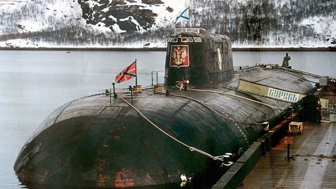 Imagen de archivo del submarino Kursk