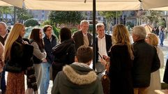 Rueda estuvo presente en el pincho de Nadal del PP de Pontevedra