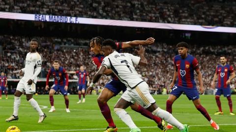 Imagen de archivo del cl�sico en el Bernab�u de la temporada pasada
