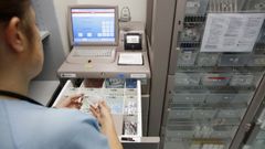 Imagen de archivo de la farmacia de un hospital ourensano