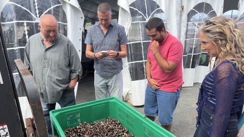 La delega de la Xunta en Ferrol, Martina Aneiros, visit&oacute; este s&aacute;bado la Festa do Percebe de Cedeira.