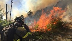Rebrota el incendio que quem� m�s de 150 hect�reas en O Courel